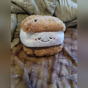 Brown and White S'mores Stuffed Animal